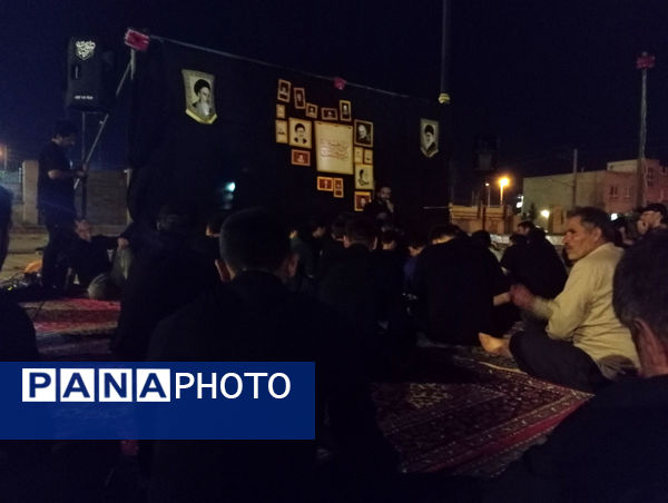 عزاداری هیات انصارالمهدی شهر جعفریه قم در یادمان شهدای گمنام 