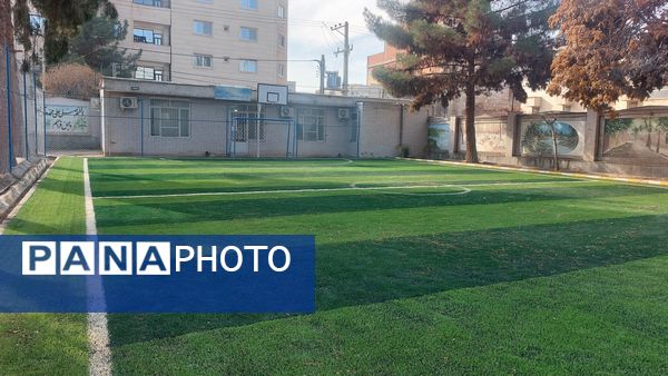 افتتاحیه زمین چمن  شهید حمیدی زاده در کانون شهید باهنر بجنورد 