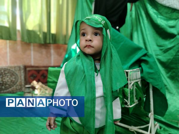 آیین شیرخوارگان حسینی در نخستین روز محرم در مساجد  نیشابور و شهر بار