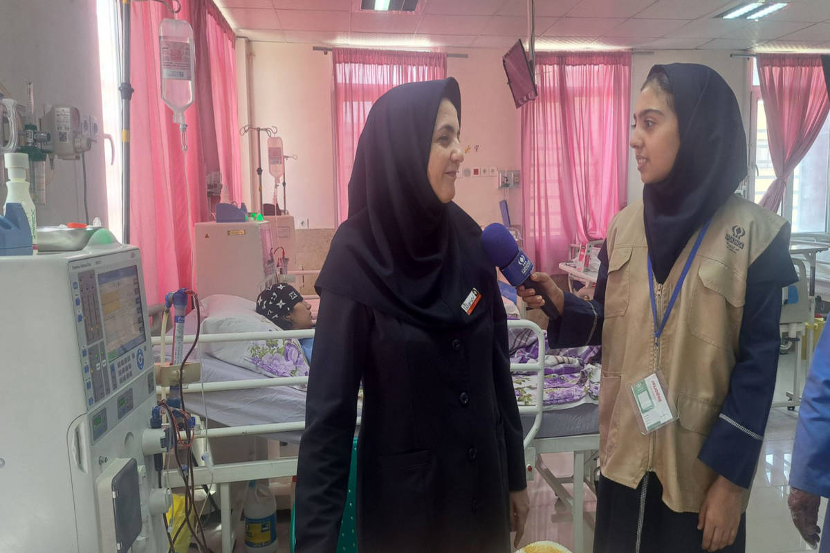 مادر کودکان دیالیزی دکتر شیخ آغوشش بوی بهشت میدهد