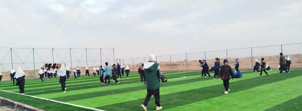 افتتاحیه چمن مصنوعی زمین فوتبال در شهرستان مه ولات