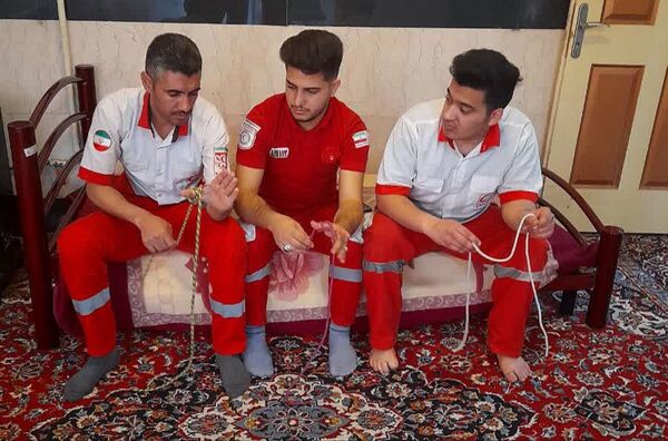 برگزاری دوره آموزشی امداد و نجات هلال احمر در آشخانه