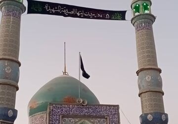 استقبال حماسی مردم قشم از دو شهید گمنام 