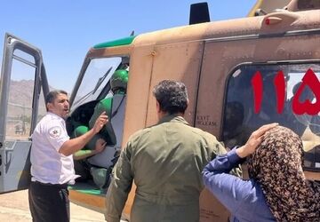 انتقال ۳۰ مصدوم و بیمار توسط اورژانس تهران از مرز مهران به پایتخت