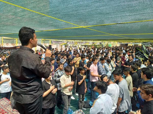 مراسم اربعین حسینی در دبیرستان ماندگار البرز