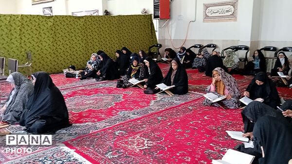 مراسم پر فیض دعای عرفه در مسجد چهارده معصوم الغدیر باحضور مردم 