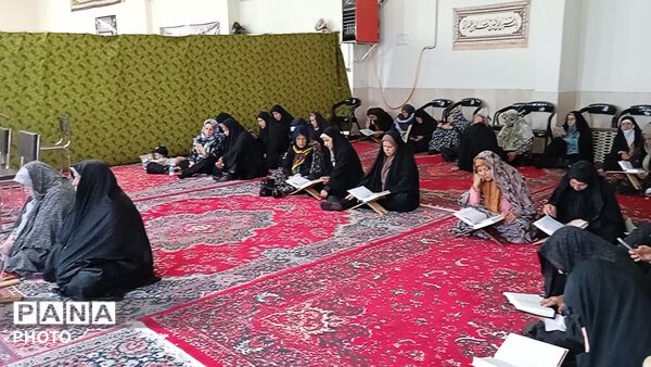 مراسم پر فیض دعای عرفه در مسجد چهارده معصوم الغدیر باحضور مردم 