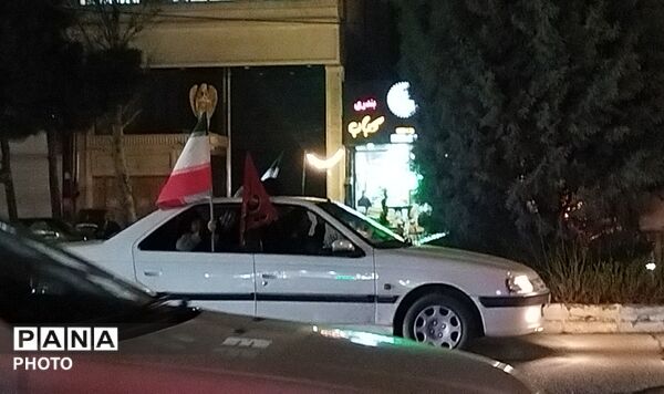 رژه ماشینی در روز های آخر سال ۱۴۰۴