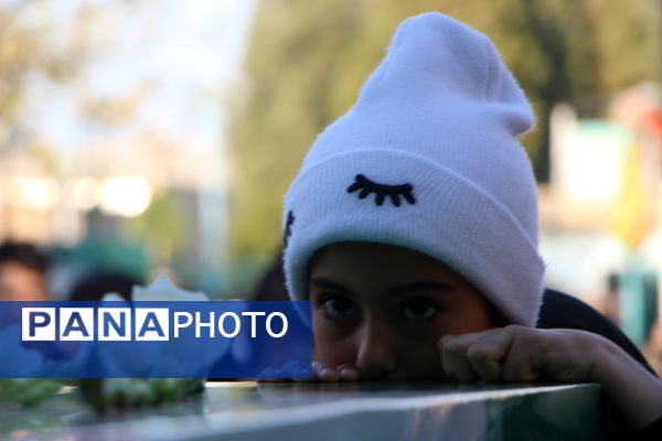 مراسم استقبال ار هفت شهید گمنام در یزد 