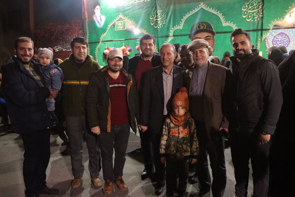 پذیرایی نوجوانان سید مرکز سلاله از منتظران ظهور در ایام فرخنده نیمه شعبان