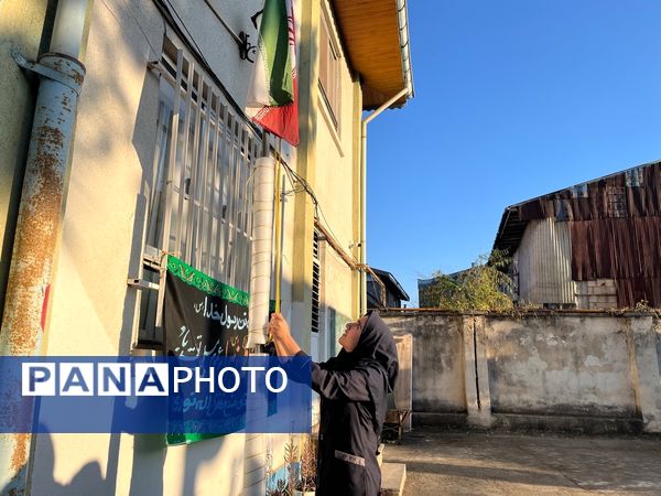 صبحگاه تشکیلاتی در مدرسه شبخ فضل الله نوری کومله