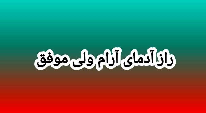 راز آدمای آرام ولی موفق چیست؟
