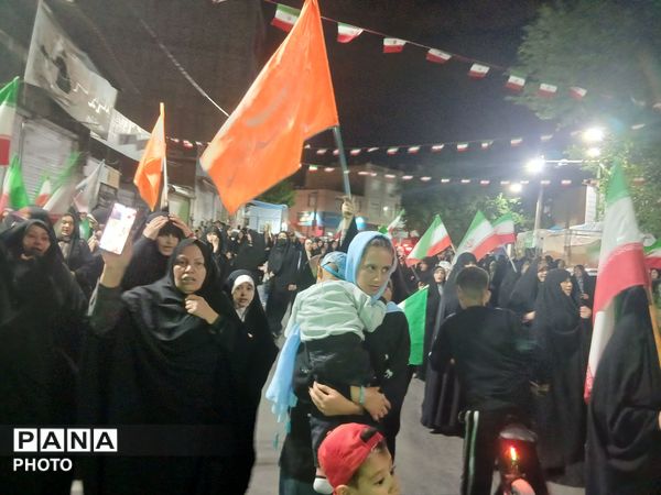 خیابان‌های البرز در اجتماعات شبانه جلوه‌گاه وحدت امت اسلامی 
