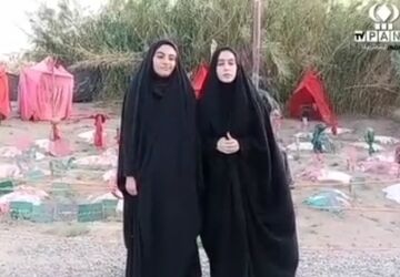 روایت خبرنگاران پانا از نمایشگاه «غنچه‌های خونین» 