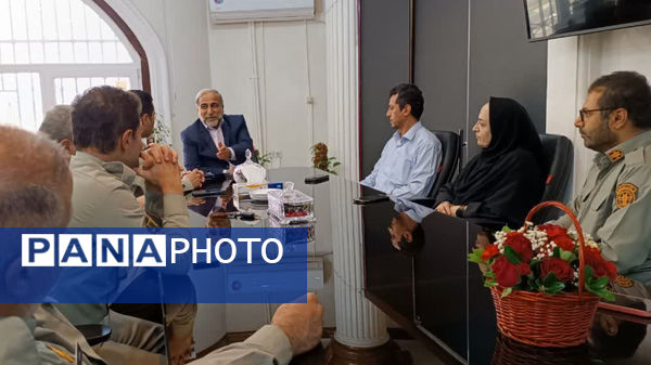 دیدار رئیس اداره حفاظت محیط‌زیست و ریاست و هیات امنای خانه محیط‌زیست محمودآباد با رئیس دادگستری و دادستان شهرستان