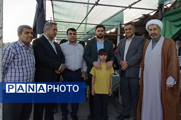 بازید مسئولان از موکب دانش‌آموزی طریق القصی