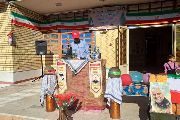شور و نشاط دانش‌آموزان در روز بازگشایی مدارس شهر سورمق 