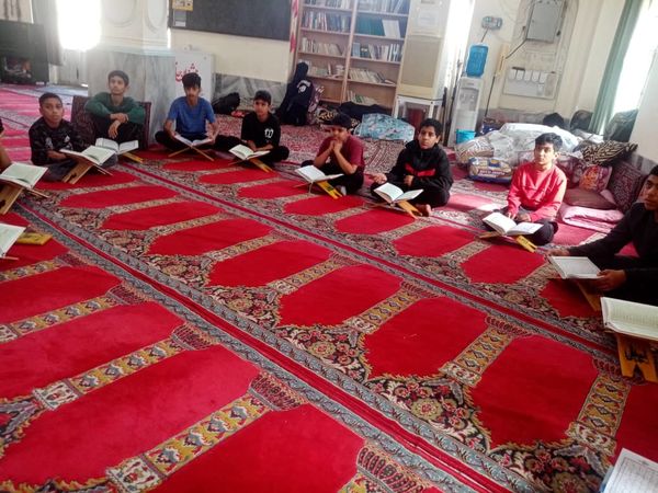 اعتکاف در مسجد حضرت‌‌‌ابوالفضل(ع) محله مارم باغ شهر فین  