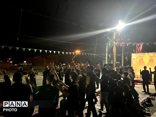 مراسم شور حسینی در ساوجبلاغ شهرک ینگی امام
