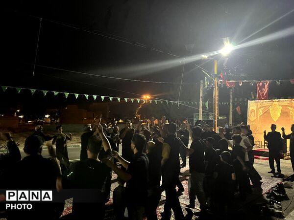 مراسم شور حسینی در ساوجبلاغ شهرک ینگی امام