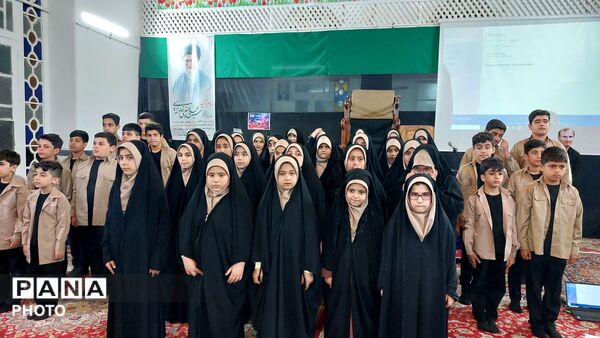 عزاداری فرهنگیان املش در چهلم رهبر شهید و شهدای مظلوم میناب 
