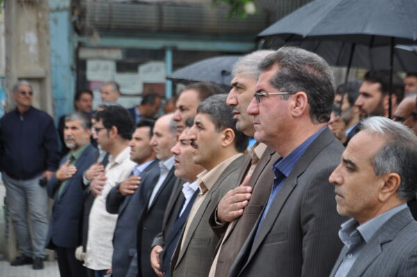 برگزاری آیین نمادین نواختن زنگ سپاس معلم در کرمانشاه