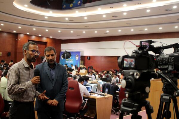 اتاق کنترل وضعیت ستاد انتخابات شهر مشهد