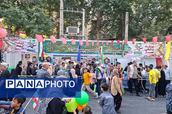 حضور پرشور مردم شهریار در راهپیمایی کیلومتری غدیر 