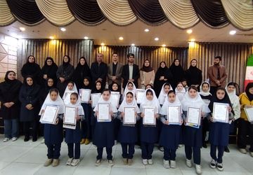 تقدیر از داوران و دانش‌آموزان برتر «المپیاد رویش» سازمان دانش‌آموزی شهرستان آباده