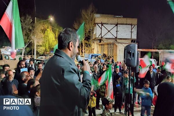 هجدهمین شب از اجتماعات خیابانی در شهر بار نیشابور