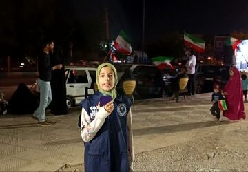 نقاشی‌های رنگین کودکان در موکب مارکار یزد