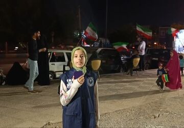 نقاشی‌های رنگین کودکان در موکب مارکار یزد