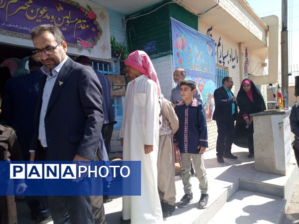 برگزاری آیین بازگشایی مدارس در مدرسه شیخ فضل‌الله صفادشت