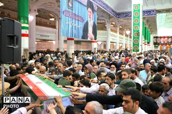 وداع با پیکر شهیده «سراجی نژاد» پس از 70 روز مفقودیت