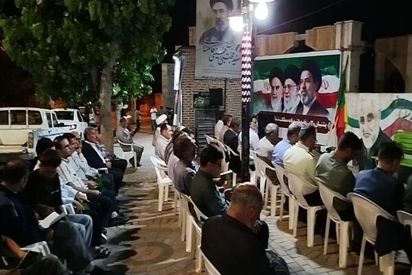 استغاثه به امام زمان (عج) در گلزار شهدای هوراند 