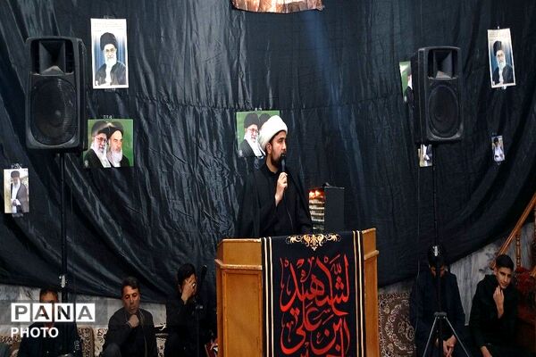 مراسم شهادت قائد امت در شهر بار نیشابور