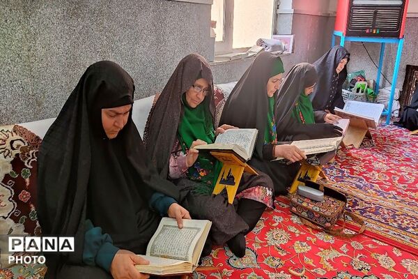 محفل انس با قرآن کریم در مسجد جامع شهر بار