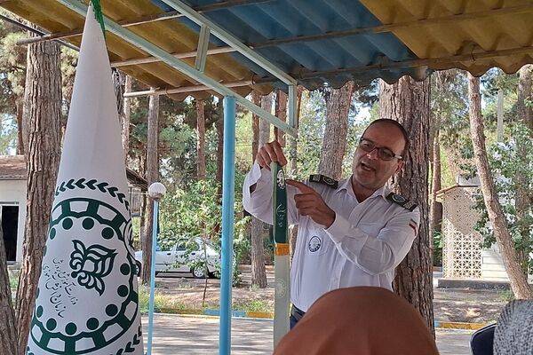 کارگاه آموزشی مربیان پیشتاز سازمان دانش‌آموزی در اردوگاه شهید منتظری شهریار 