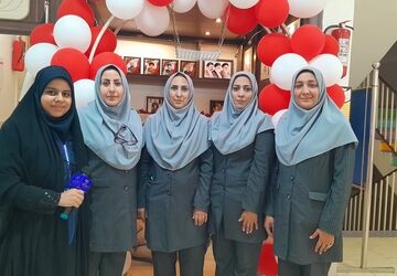 افتتاح کافه کتاب در دبیرستان شاهد بحرینیان 