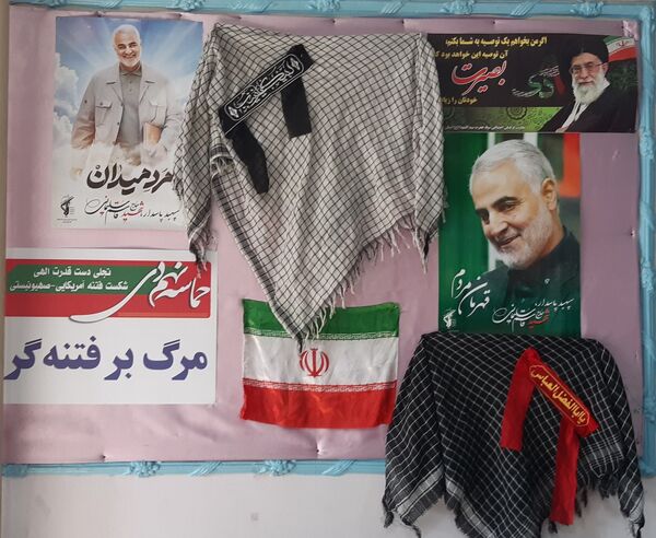گرامیداشت پنجمین سالگرد شهادت سردار دلها در مدارس پردیس 