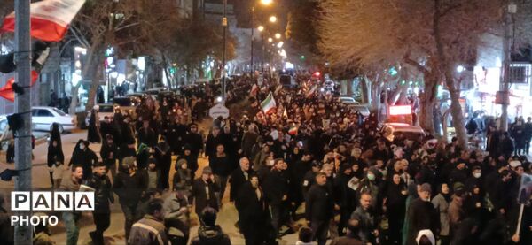 تجمع و راهپیمایی مردم بجنورد برای بیعت با رهبر جدید