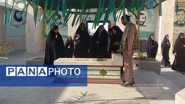 کاروان راهیان نور دانش‌آموزان دختر خراسان شمالی