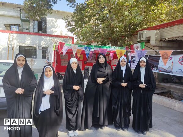 دانش‌آموزان دبستان فاطمه محامی در پویش «حجاب و عفاف» اداره آموزش و پرورش تبادکان درخشیدند