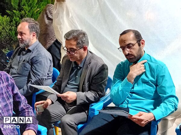 مراسم یادبود رهبر شهید در موکب آموزش و پرورش علی آبادکتول