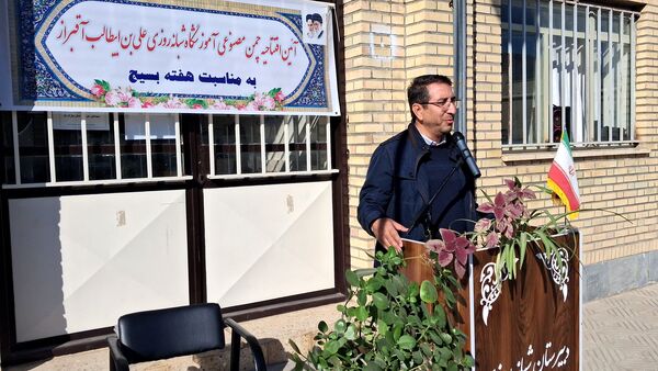 افتتاح زمین چمن مصنوعی آموزشگاه شبانه‌روزی علی بن ابیطالب آقبراز