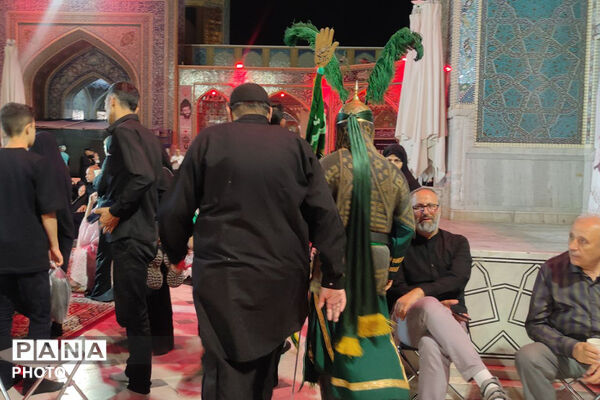 حضور مردم شیروان در سوگواری حسینی سالار شهیدان حضرت اباعبدالله الحسین  در حرم مطهر امام رضا (ع)