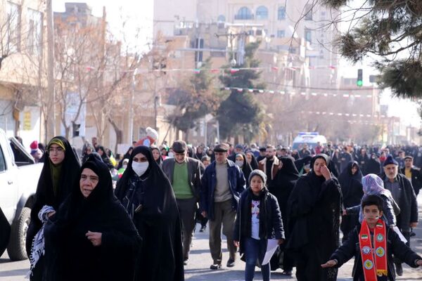 راهپیمایی با شکوه مردم دارالمومنین کاشان 