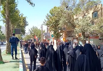 مریوان غرق در ماتم عاشورای حسینی
