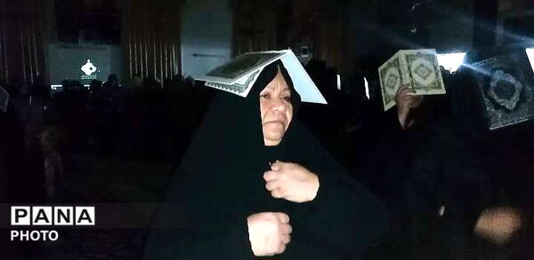 مراسم سومین شب قدر در روستای نقاب خلیل آباد