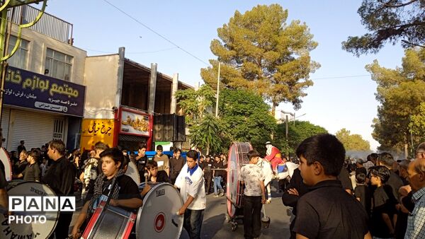 ورود باشکوه کاروان بنی اسد (ع) و نخل بزرگ فدافن به میعاد گاه عاشقان 
